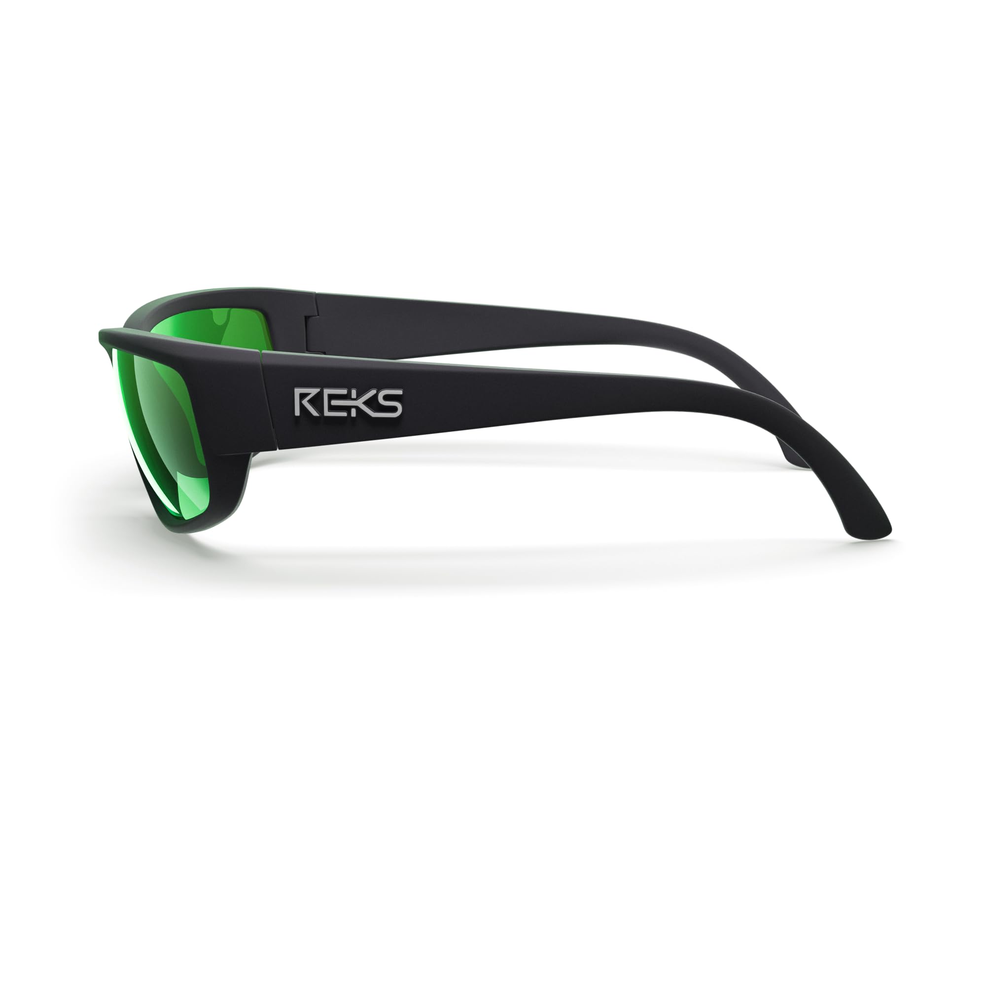 REKS Wrap Around Sunglasses - Polarized UV Protection, Unbreakable Lightweight Frame for Men & Women - Perfect for Driving, Running, Beach & Outdoor Activities