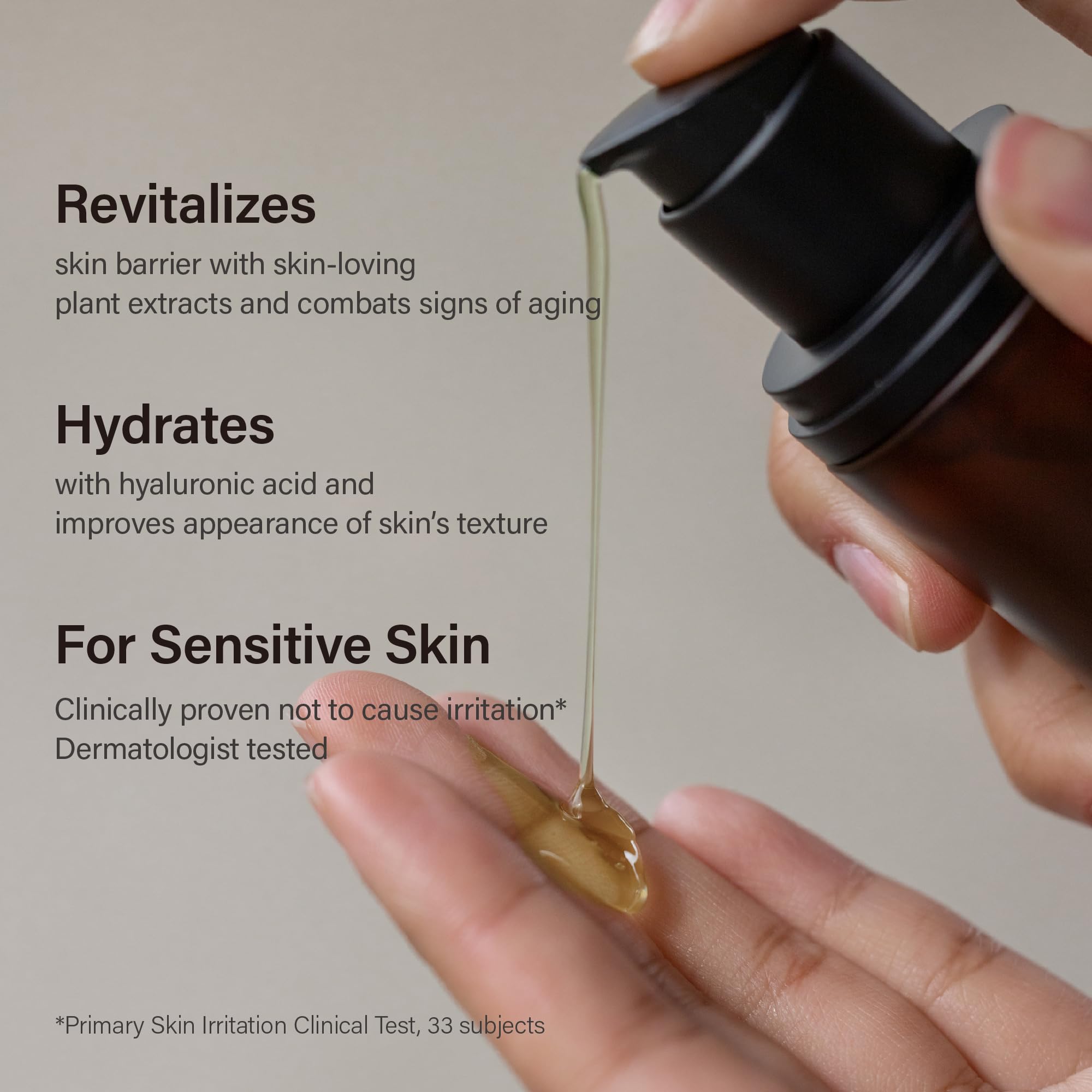 Melixir Vegan Bamboo Hydration Serum - Hyaluronic Acid & Centella Asiatica Face Moisturizer for Sensitive & Acne-Prone Skin | Improves Skin Texture & Reduces Wrinkles | Korean Skincare Routine (1.7 fl.oz) | Perfect for Daily Hydration & Soothing Irritated Skin