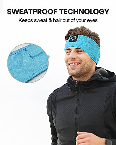 Perytong Wireless Bluetooth Sleep Headband Headphones for Side Sleepers - HD Hi-Fi Audio, Comfortable for Travel, Yoga, Running, Jogging - Perfect Gift for Men & Women - Ideal for Nighttime Relaxation, Meditation, and Gym Workouts