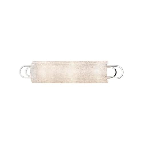 Buckley 3-Light Bathroom Vanity Light Fixture - 25 Inch Wide, 5 Inch High, Polished Nickel Finish - Perfect for Modern Bathrooms & Powder Rooms
