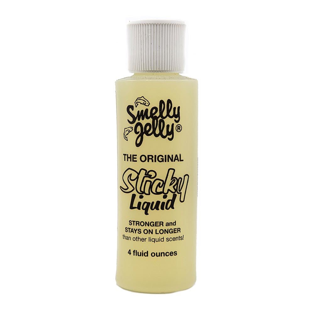 Smelly Jelly Sticky Liquid Scent - 4oz Long-Lasting Fishing Bait Attractant - Perfect for Bass, Catfish & Carp Fishing
