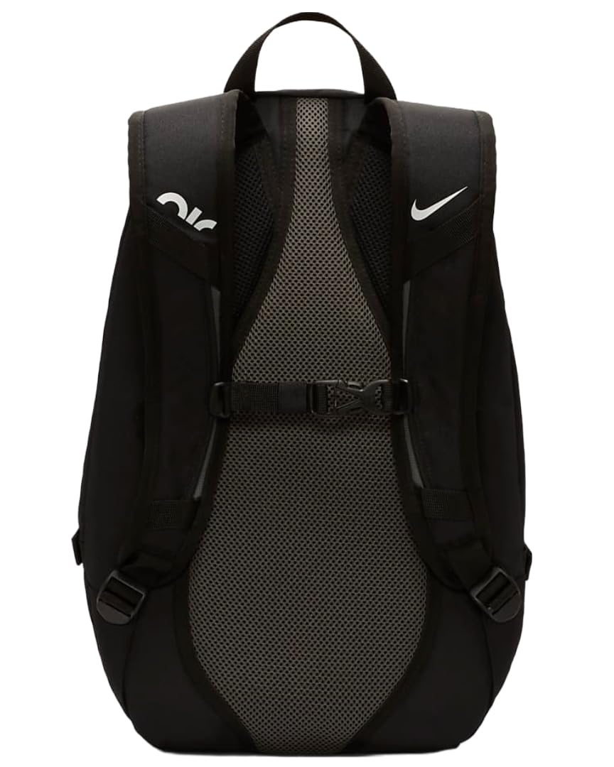 Nike Air Backpack Unisex - Lightweight Durable School & Travel Backpack (Black/Iron Grey/White) for College, Gym, Hiking & Everyday Use