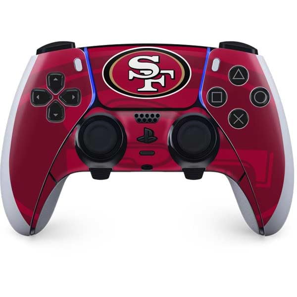 Officially Licensed NFL San Francisco 49ers PS5 DualSense Edge Pro Controller Skin - Protective Decal for Enhanced Gaming Performance | Perfect Gift for Football Fans & PS5 Gamers | Great for Game Nights, Sports-Themed Gaming Setups & Competitive Play
