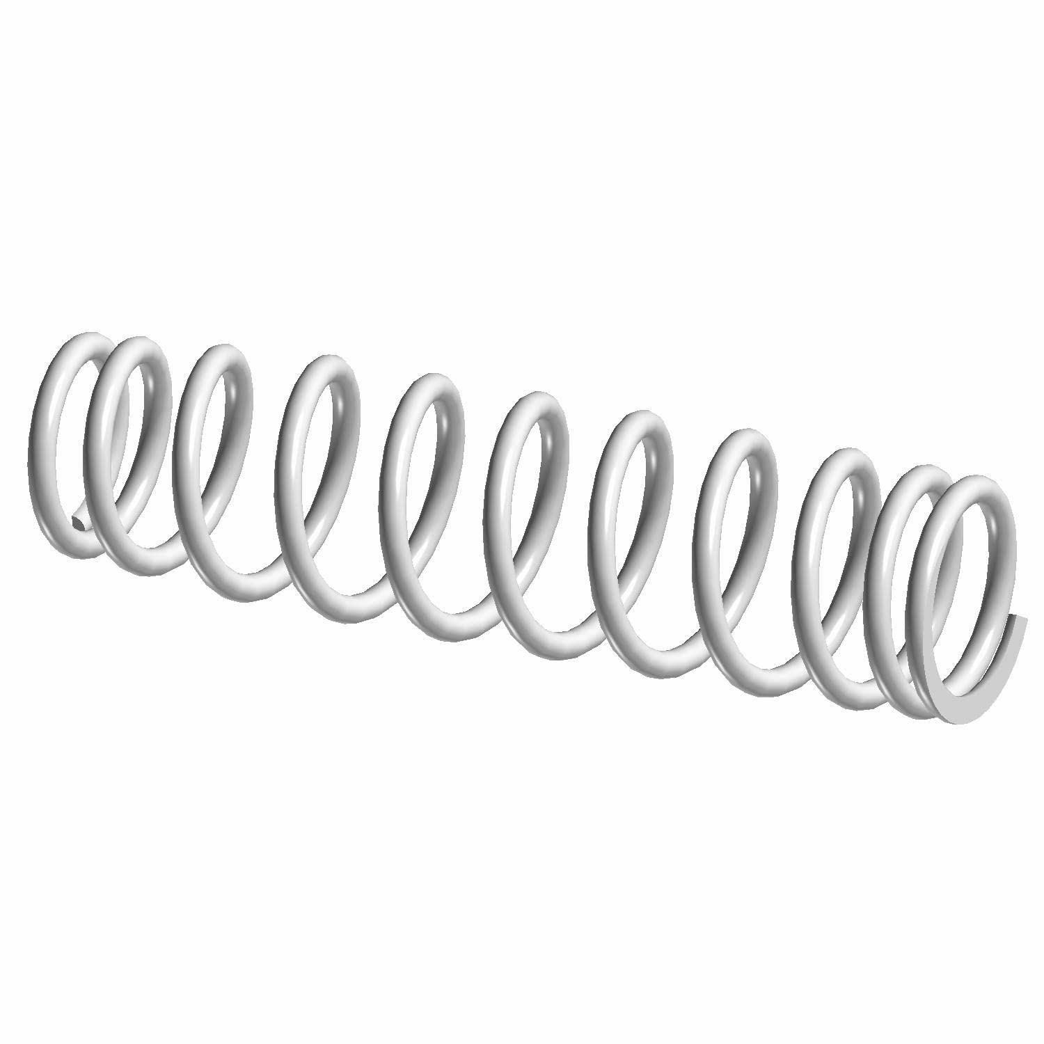 Genuine OEM Polaris RZR 100# Compression Spring 7043091-458 - Matte Black (1 Pack) - Perfect for Off-Road Vehicle Suspension Repair & Maintenance