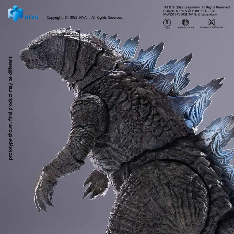 HIYA 7-inch 18cm Godzilla 2014 Translucent Version Action Figure - Exquisite Collectible for Movie Fans & Display