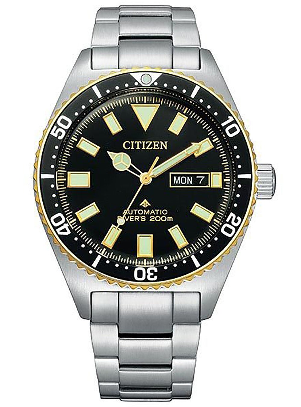 CITIZEN ProMaster Marine NY0125-83E Automatic Diver Watch - 200M Water Resistant, Japan Movement, JDM - Perfect for Scuba Diving, Snorkeling & Water Sports