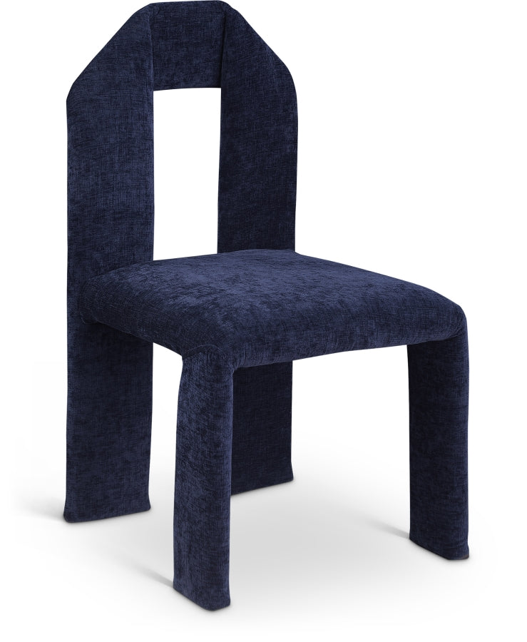 Luxury Bennett Chenille Fabric Dining Chair - Soft & Durable Upholstered Seat for Elegant Home Decor, Kitchen, Dining Room, and Office Use