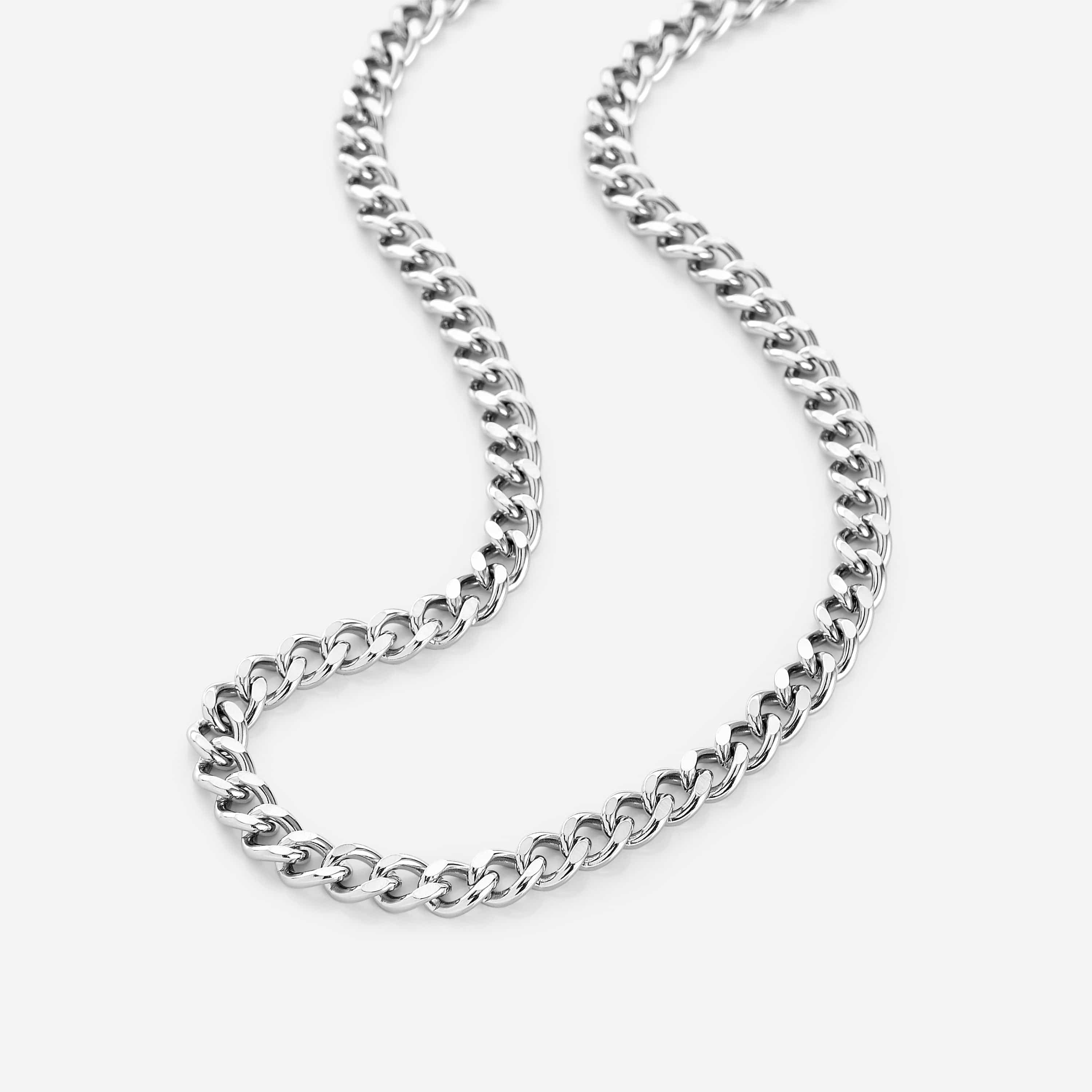Cuban Chain Necklace for Men - 14K Gold Plated Stainless Steel Essential Jewelry - Perfect for Casual Wear, Gifts & Special Occasions