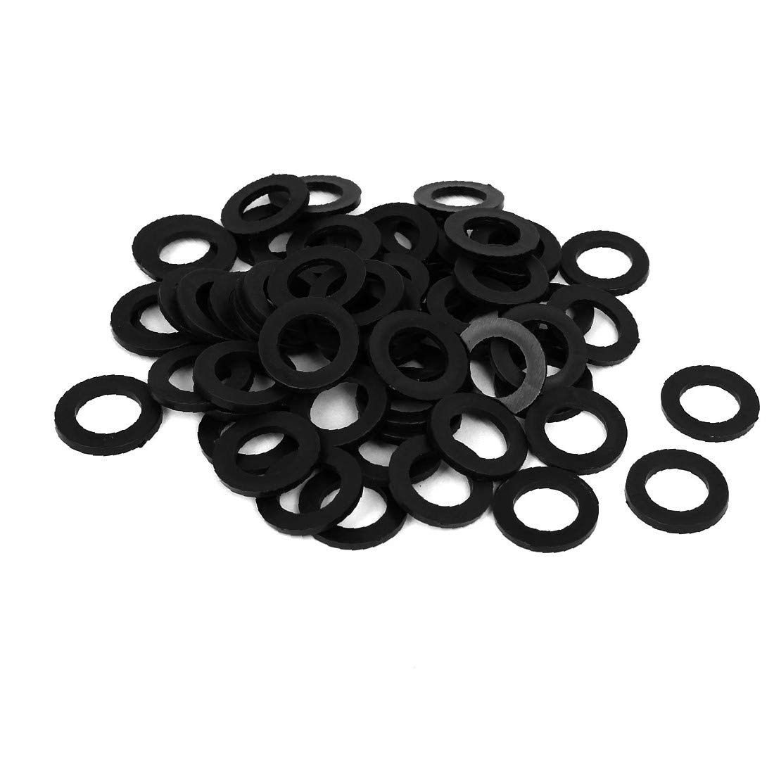 X-DREE M12 x 20mm x 2mm Nylon Flat Insulating Washers Gaskets Spacers - 100PCS for Electrical, Plumbing, and DIY Fastener Projects - Heat Resistant & Durable for Home and Industrial Use
