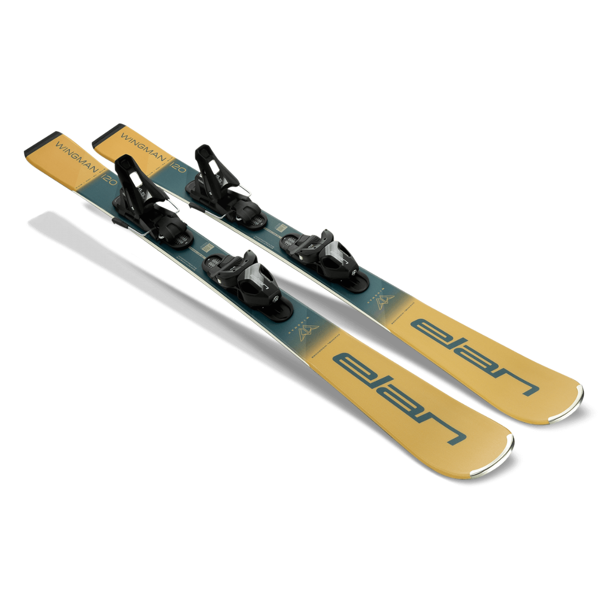 Elan RC WINGMAN Junior Skis with EL 7.5 DB828222 Bindings 2025 - Perfect for Young Skiers Learning on Slopes
