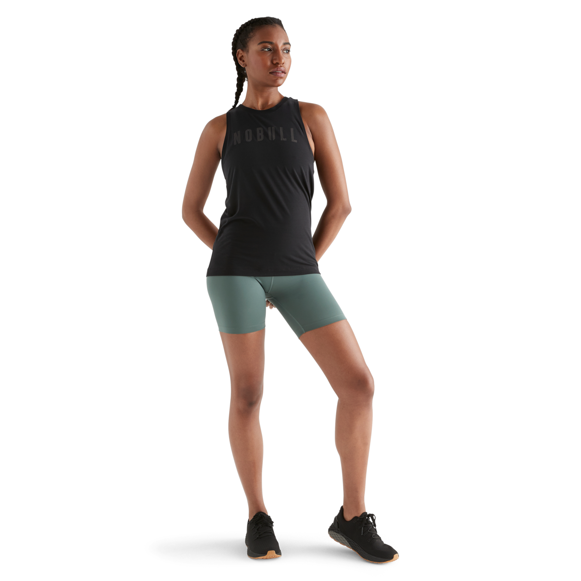 NOBULL Women's High Neck Workout Tank Top - Gym, Running & Yoga Activewear for Women