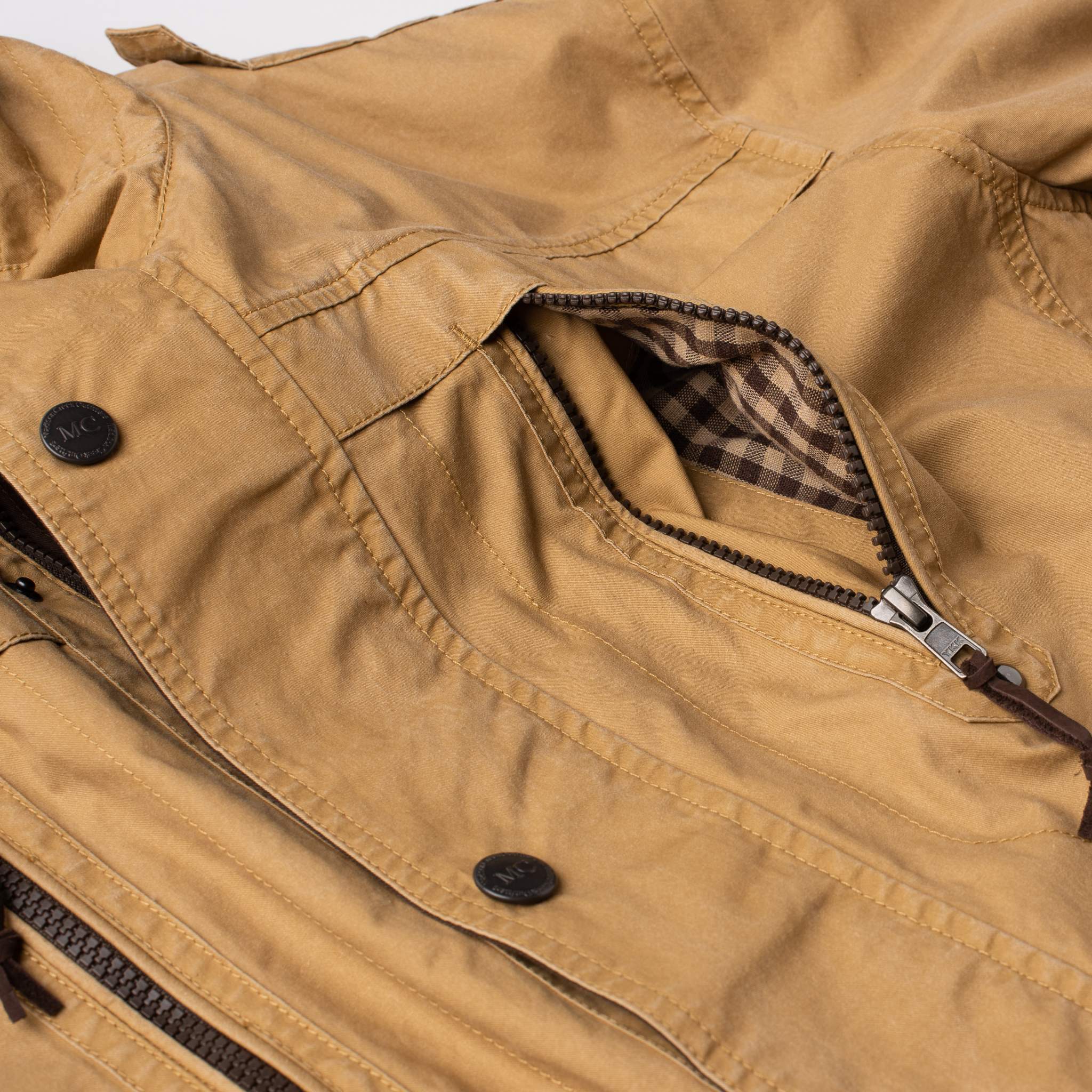 Madison Creek Field Khaki Blowing Rock Jacket - Waterproof Outdoor Hiking & Camping Gear for Men & Women