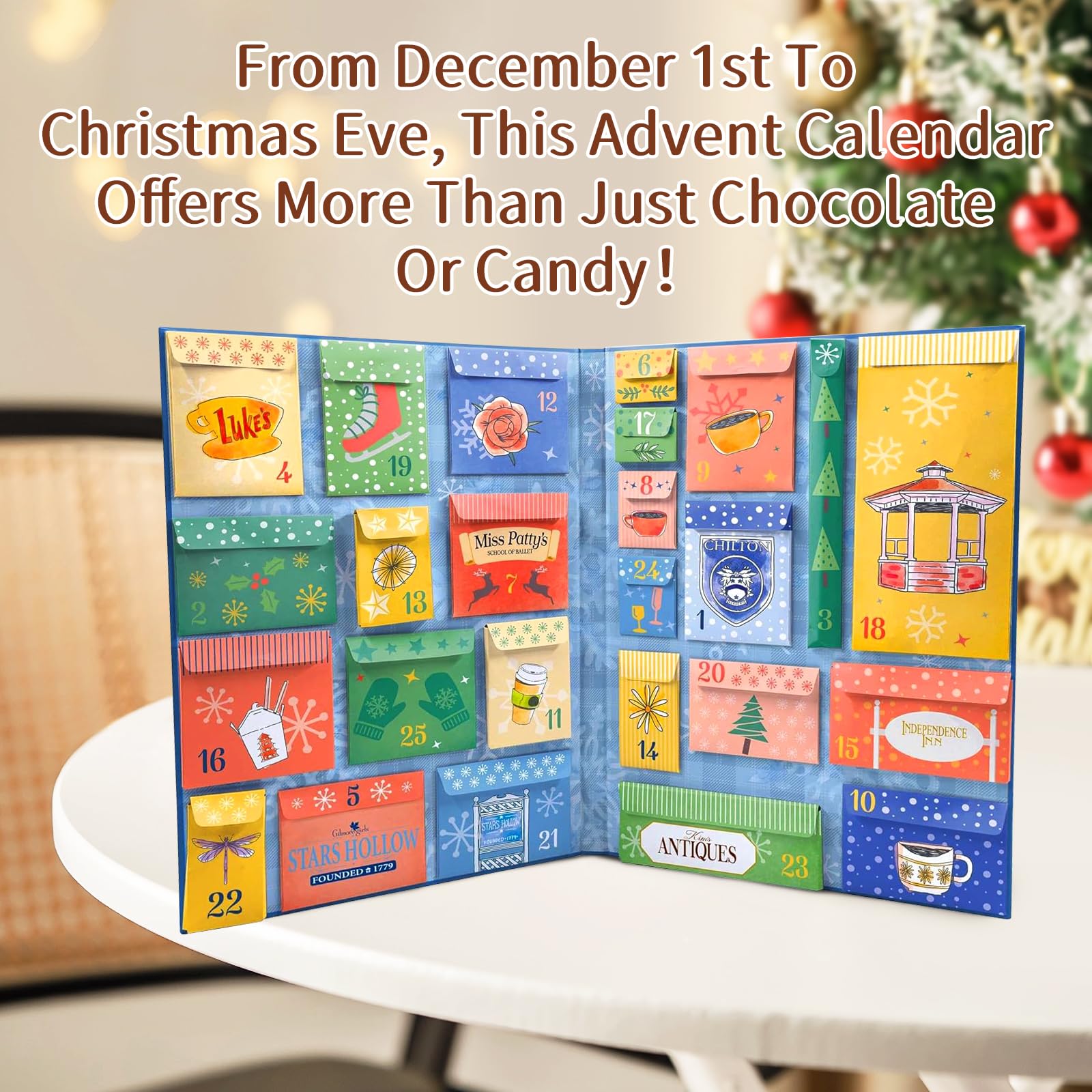 Gilmore Girls Advent Calendar 2024 - 24-Day Christmas Countdown Calendar with Surprise Gifts for Fans | Perfect Holiday Gift for Women, Girlfriends & Best Friends (Birthday, Christmas, Anniversary Present)