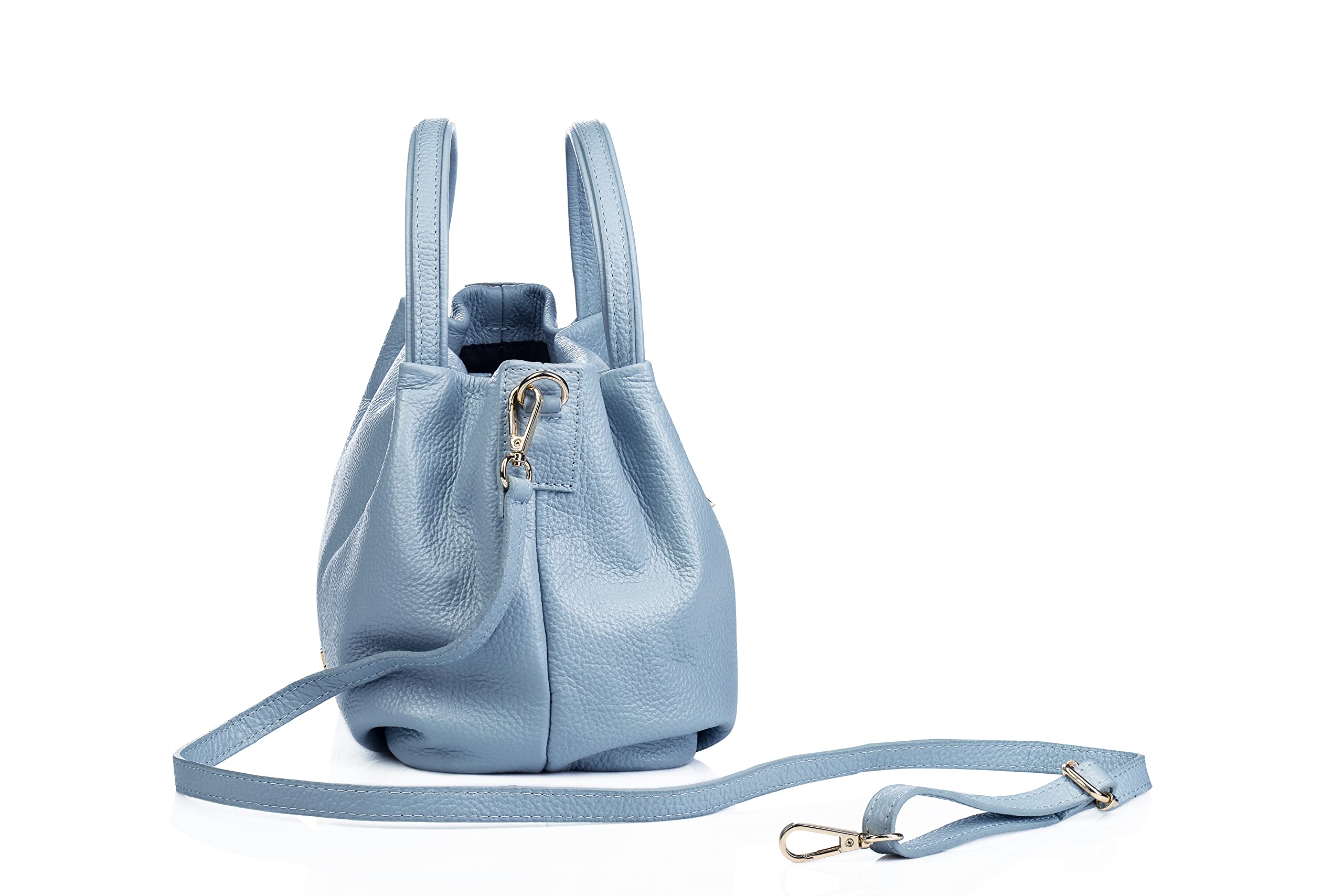 Baroncelli Genuine Italian Leather Purse for Women - Soft Medium Shoulder Crossbody Bag Handmade in Italy - Perfect for Work, Travel & Everyday Use