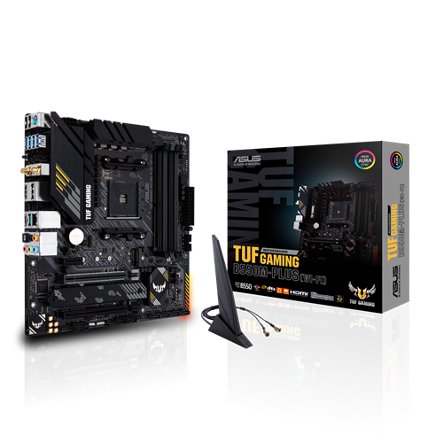 AMD Ryzen 7 5700 Processor & ASUS TUF GAMING B550M-PLUS Motherboard Bundle - High Performance Gaming PC Combo for Streaming, Video Editing & Multitasking