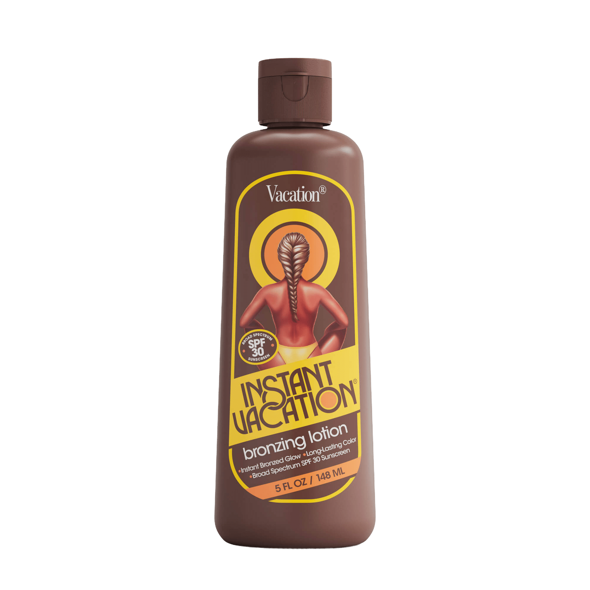 Instant Vacation Bronzing Lotion SPF 30 - Hydrating Body Sunscreen with Natural Tan Enhancer | Perfect for Beach, Pool & Outdoor Activities