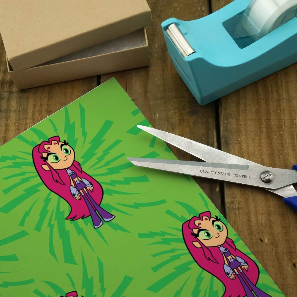 Teen Titans Go! Starfire Wrapping Paper - Gift Wrap Rolls for Birthdays & Parties