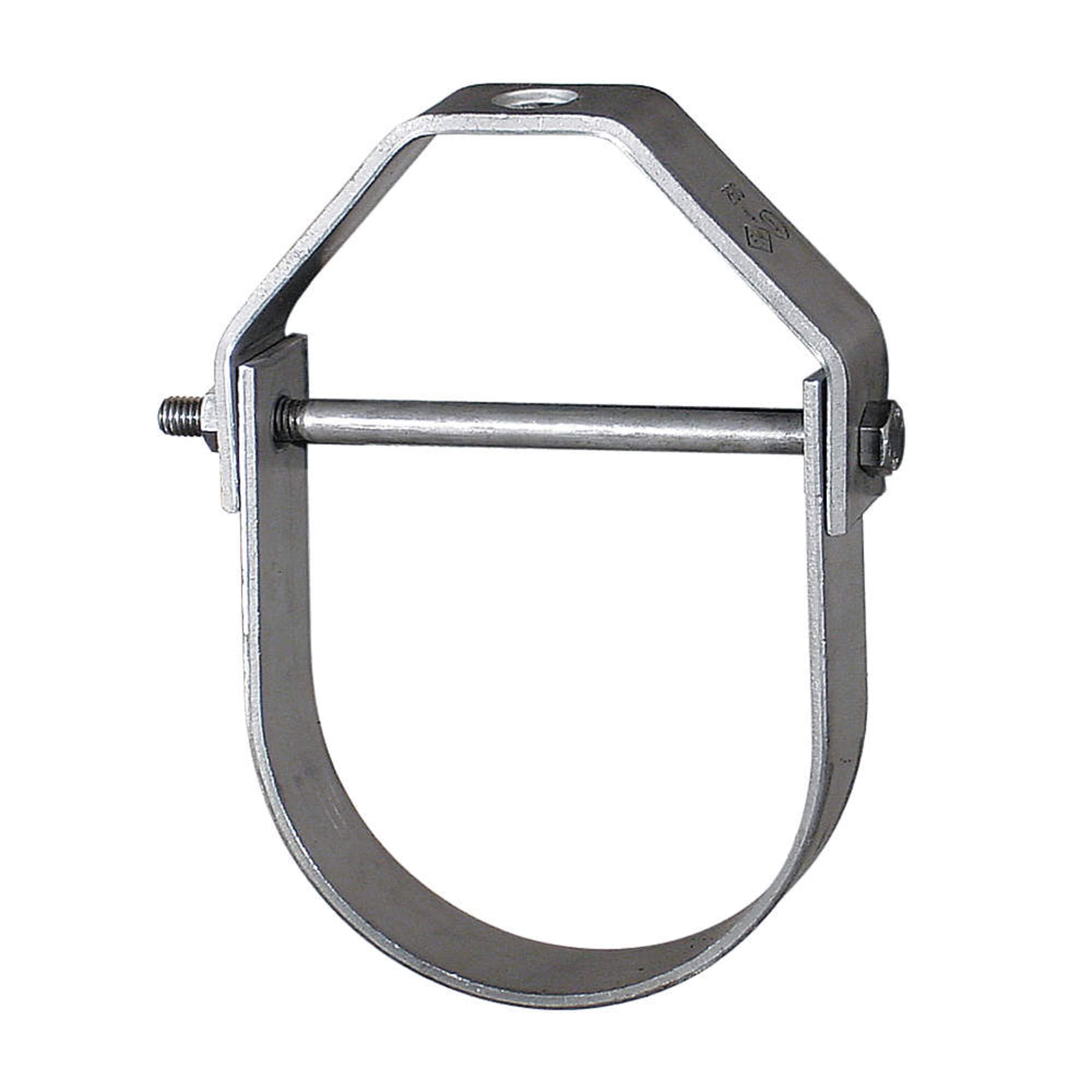 Adjustable Clevis Hanger for 8-Inch Pipe - Heavy Duty Pipe Support Bracket for Plumbing, HVAC, and Industrial Applications