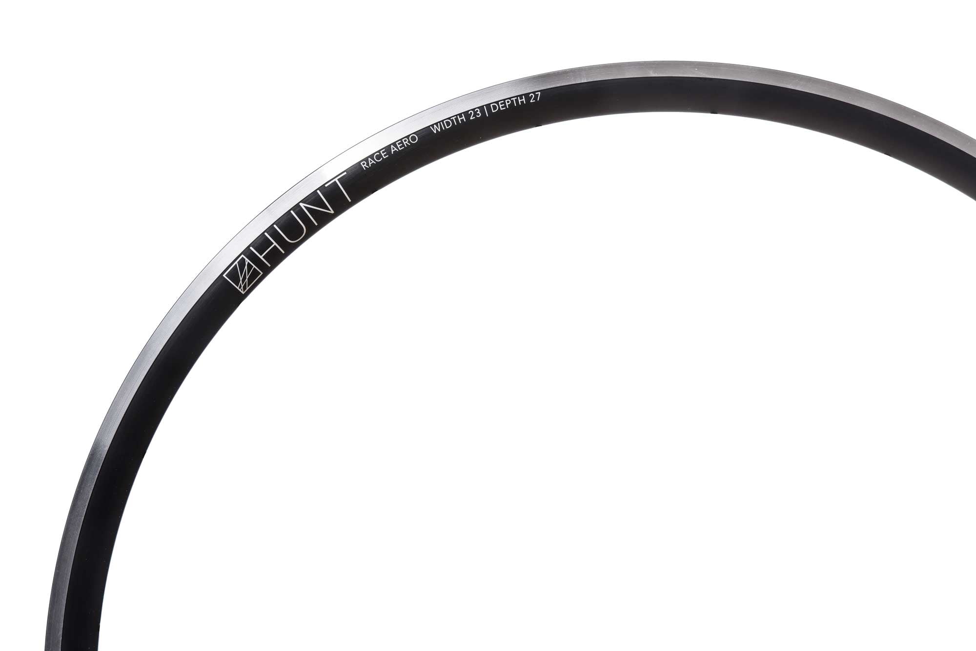 HUNT Race Aero V2 Carbon Fiber Road Bike Rim - Lightweight Front Wheel for Cycling & Triathlon Racing | Perfect for Speed Training, Time Trials & Competitive Road Biking