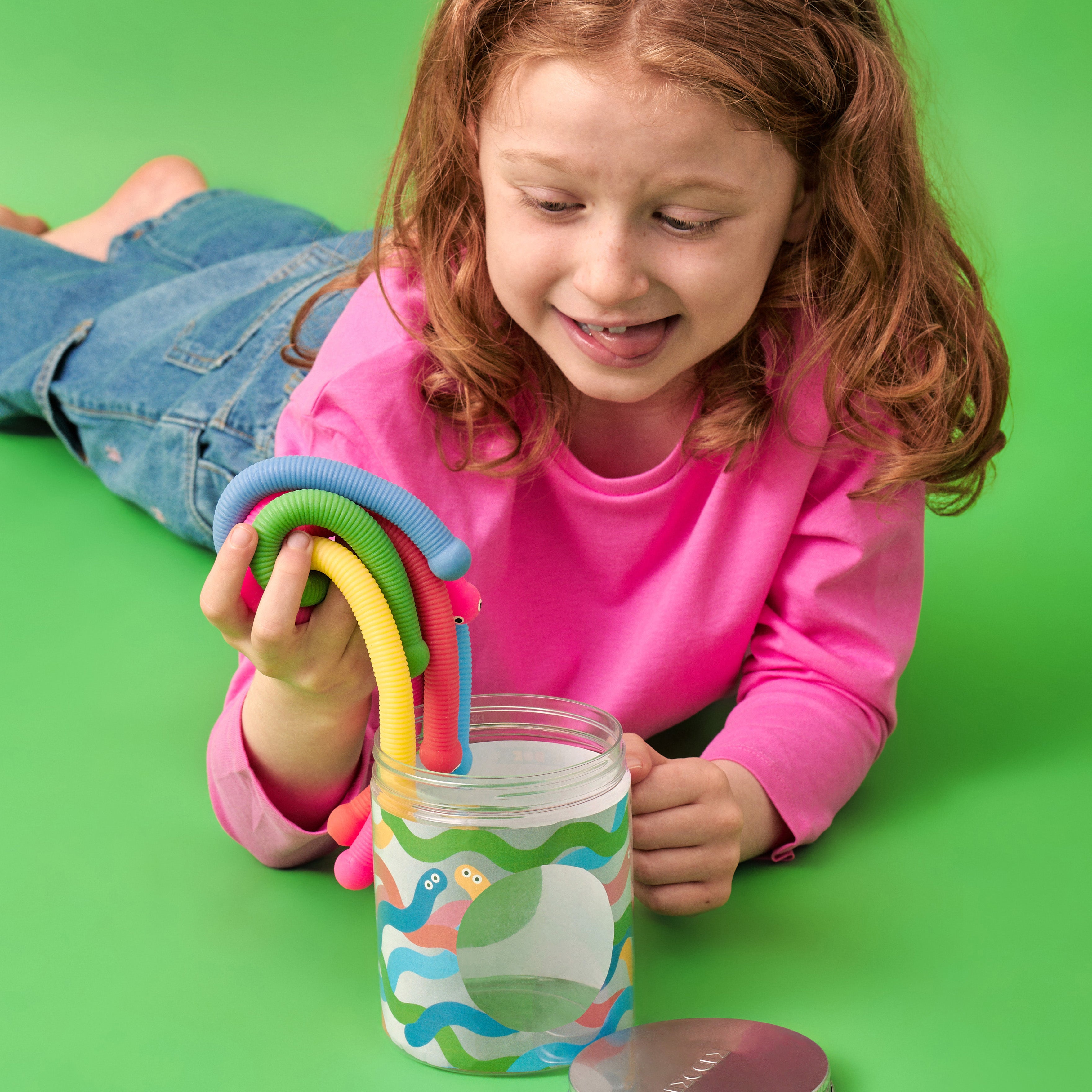 Kidoki Can of Worms - Fun and Educational Kids Toy for Outdoor Play, Birthday Gifts, and Garden Exploration Activities