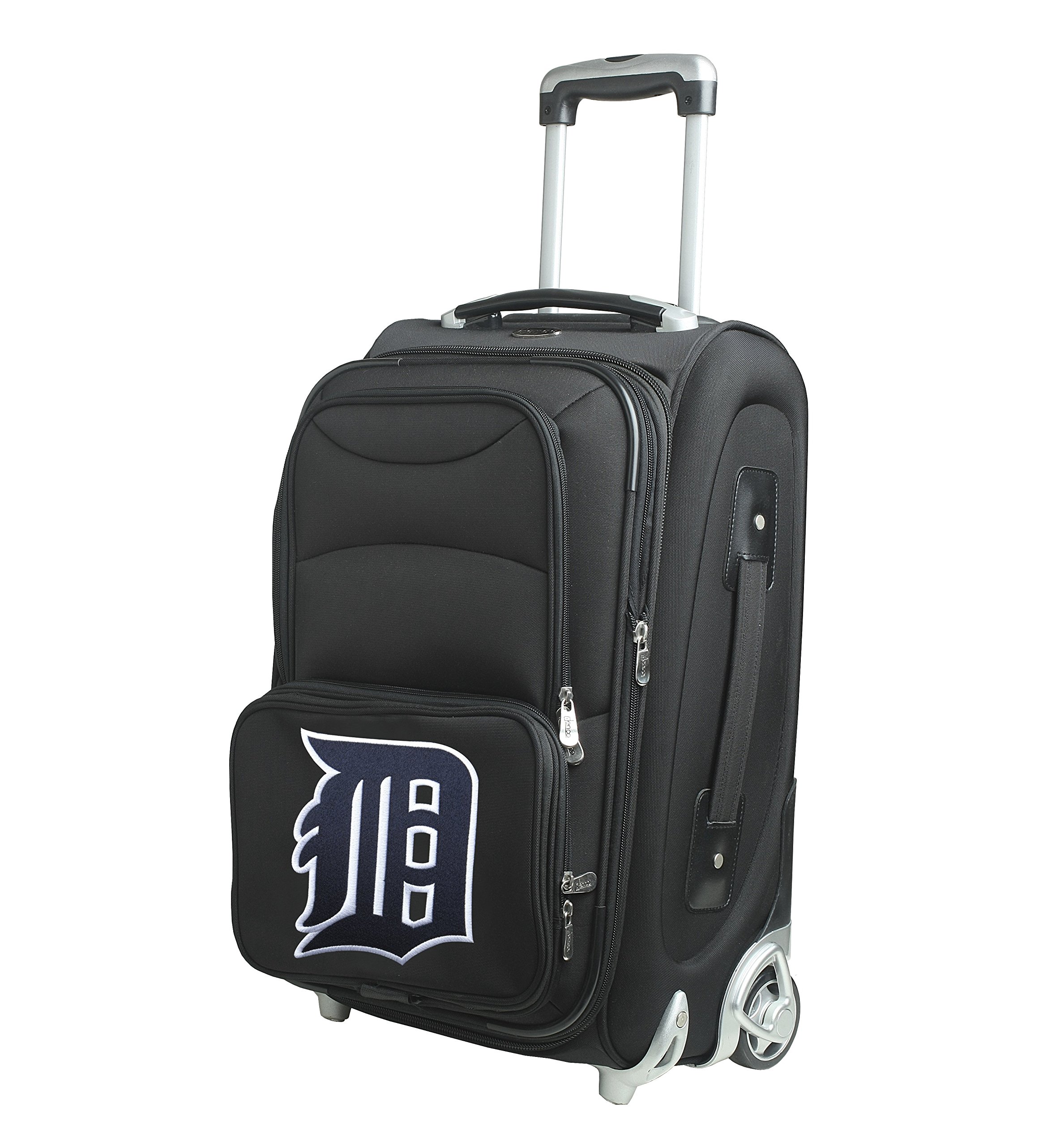 Denco 21-Inch Black Skate Wheel Carry-On Luggage - Lightweight Spinner Suitcase for Travel, Business Trips & Weekend Getaways