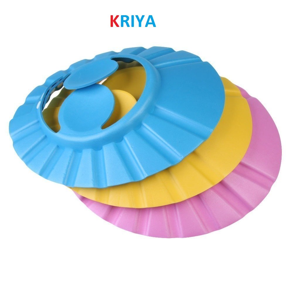 DHYANI Soft & Adjustable Baby Shower Cap for Kids - Waterproof Bathing Hat for Toddler Hair Protection - Perfect for Bath Time, Swimming & Sensitive Scalp Care