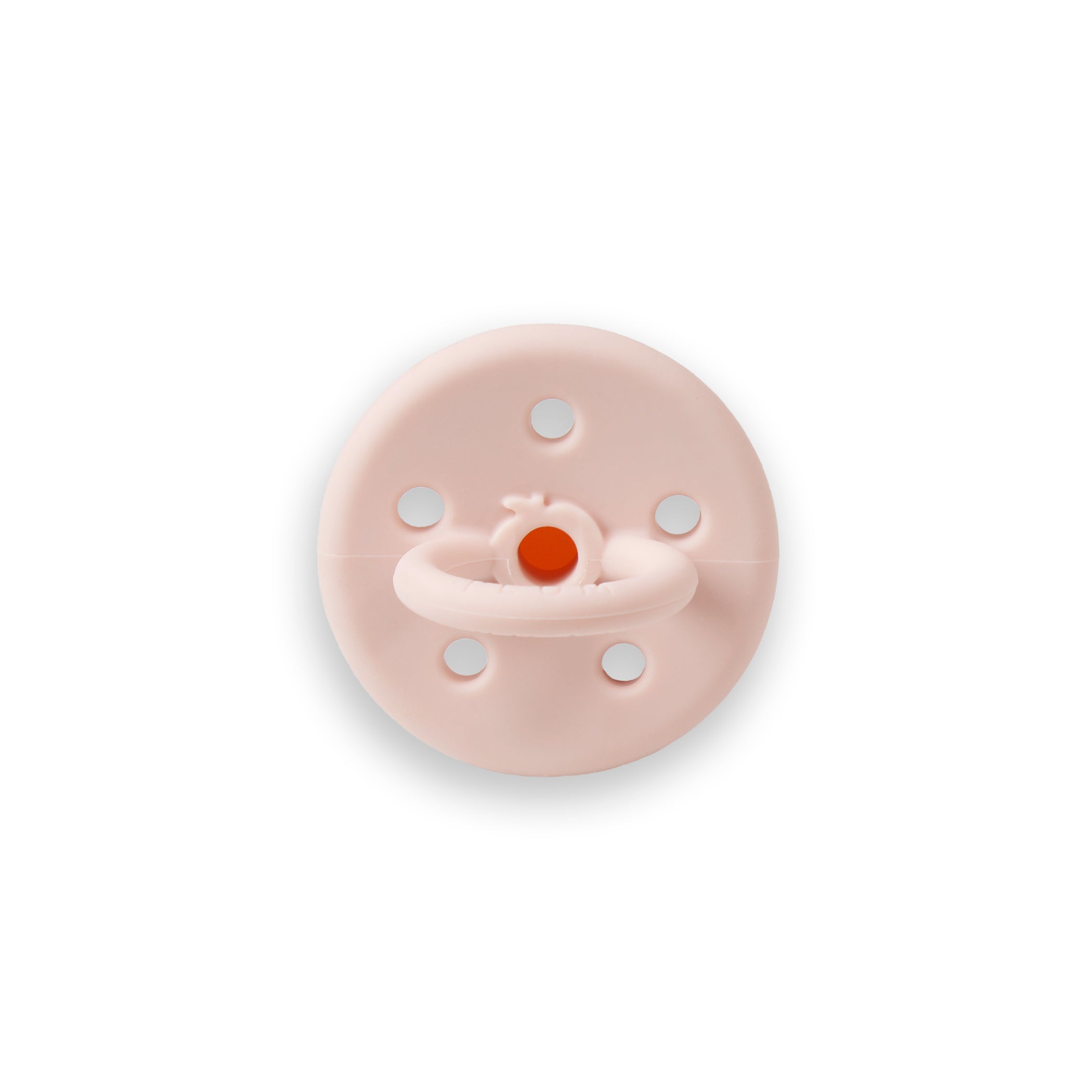 4-Pack Silicone Baby Soothers - Blush, Smokey Lilac, Dusty Berry & Salmon Pink Pacifiers for Newborns & Infants | Perfect for Daycare, Travel & Soothing Teething Pain