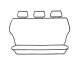 Custom Fit Canvas Seat Covers for Toyota Hilux SR Dual Cab (2009-2015) | Durable & Washable | Perfect for Off-Roading, Work Trucks & Outdoor Adventures