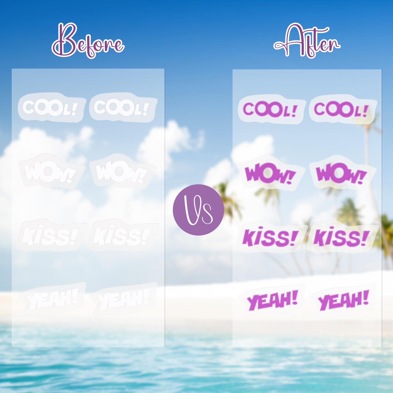 80 Pcs UV Detection Stickers for Sunscreen - Know When to Reapply Sunscreen, Safe & Waterproof UV Protection Stickers - Perfect for Beach, Pool & Outdoor Activities