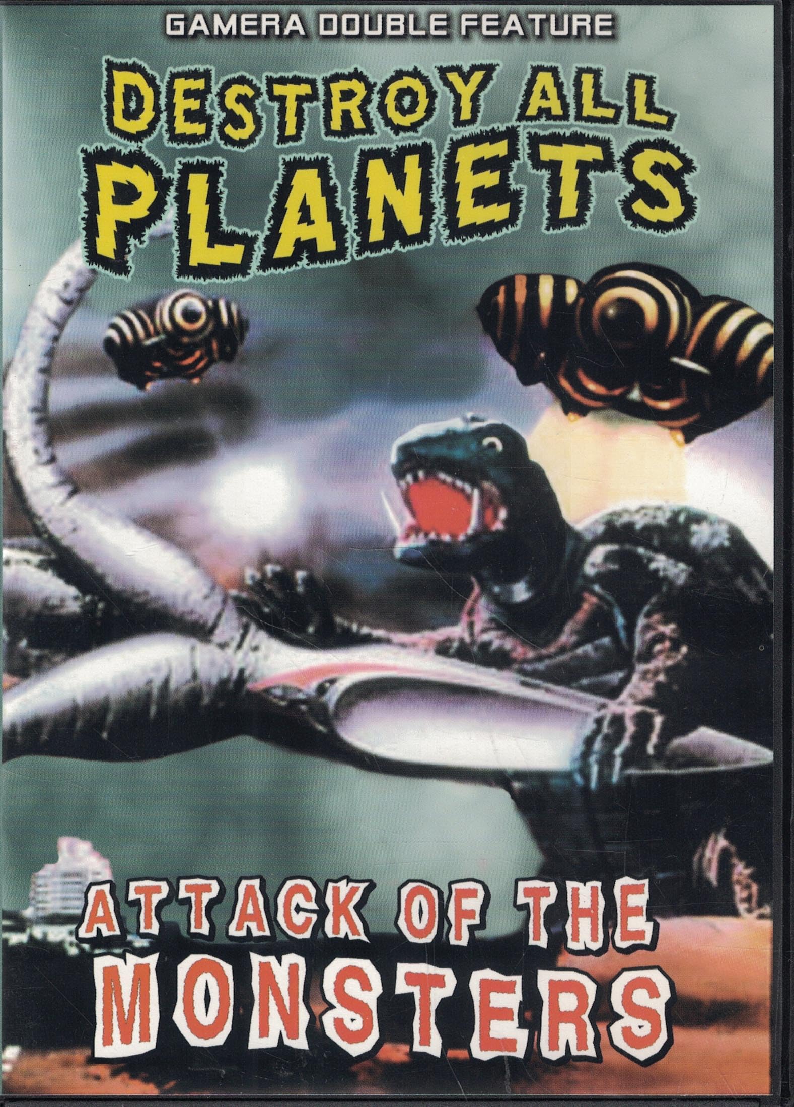 Destroy All Planets vs Attack of the Monsters - Classic Sci-Fi Monster Battle DVD | Perfect for Movie Nights & Kaiju Film Collections