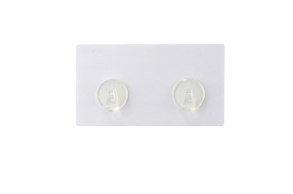 Wenko White Wall Hooks for Bathroom & Kitchen Organization