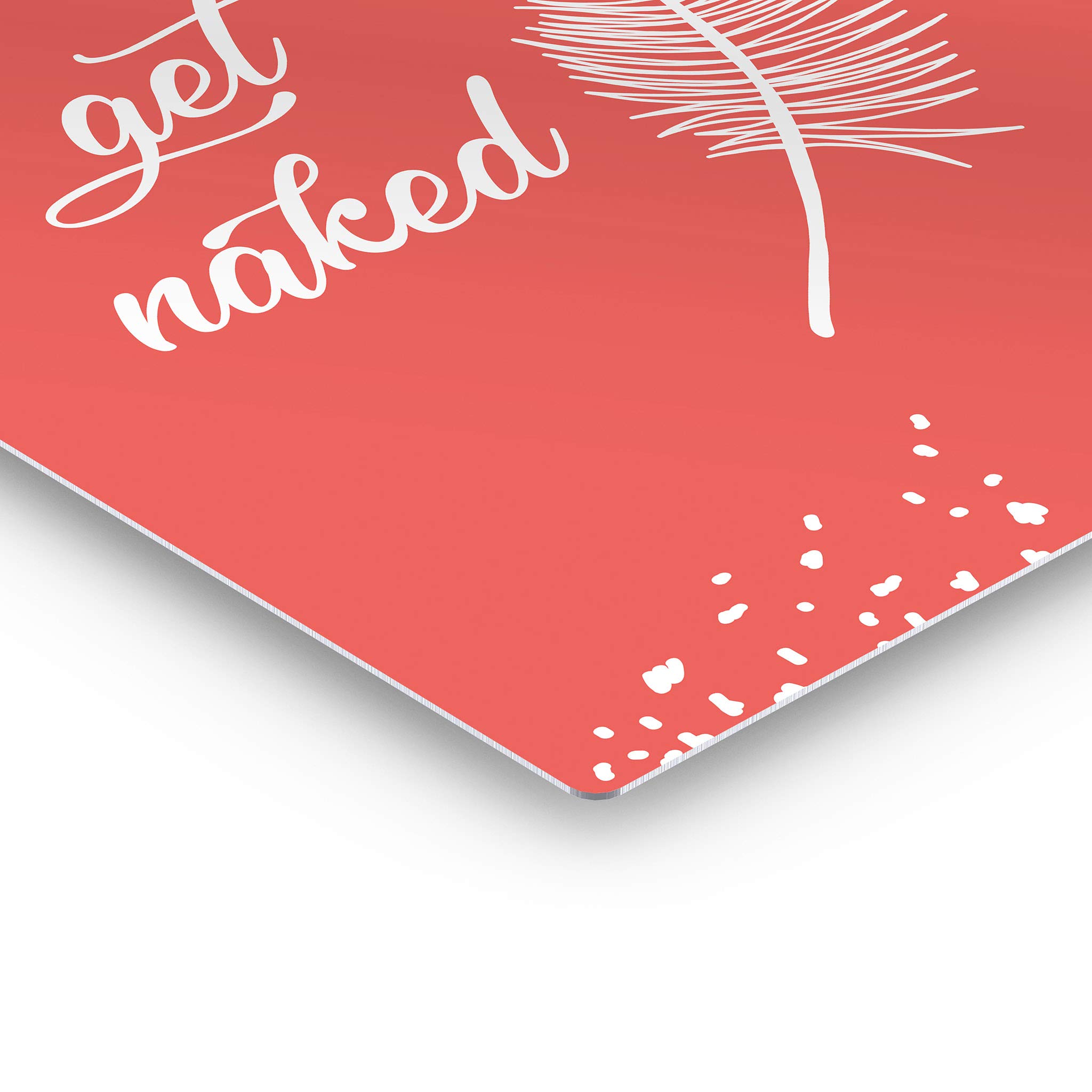 Smile Art Design 'Get Naked, Relax, Unwind' 3-Piece Metal Wall Art Set - Funny Bathroom Signs & Decor (17x11 Inches) Ready to Hang - Perfect for Bathroom, Toilet, Spa & Home Humor Decor
