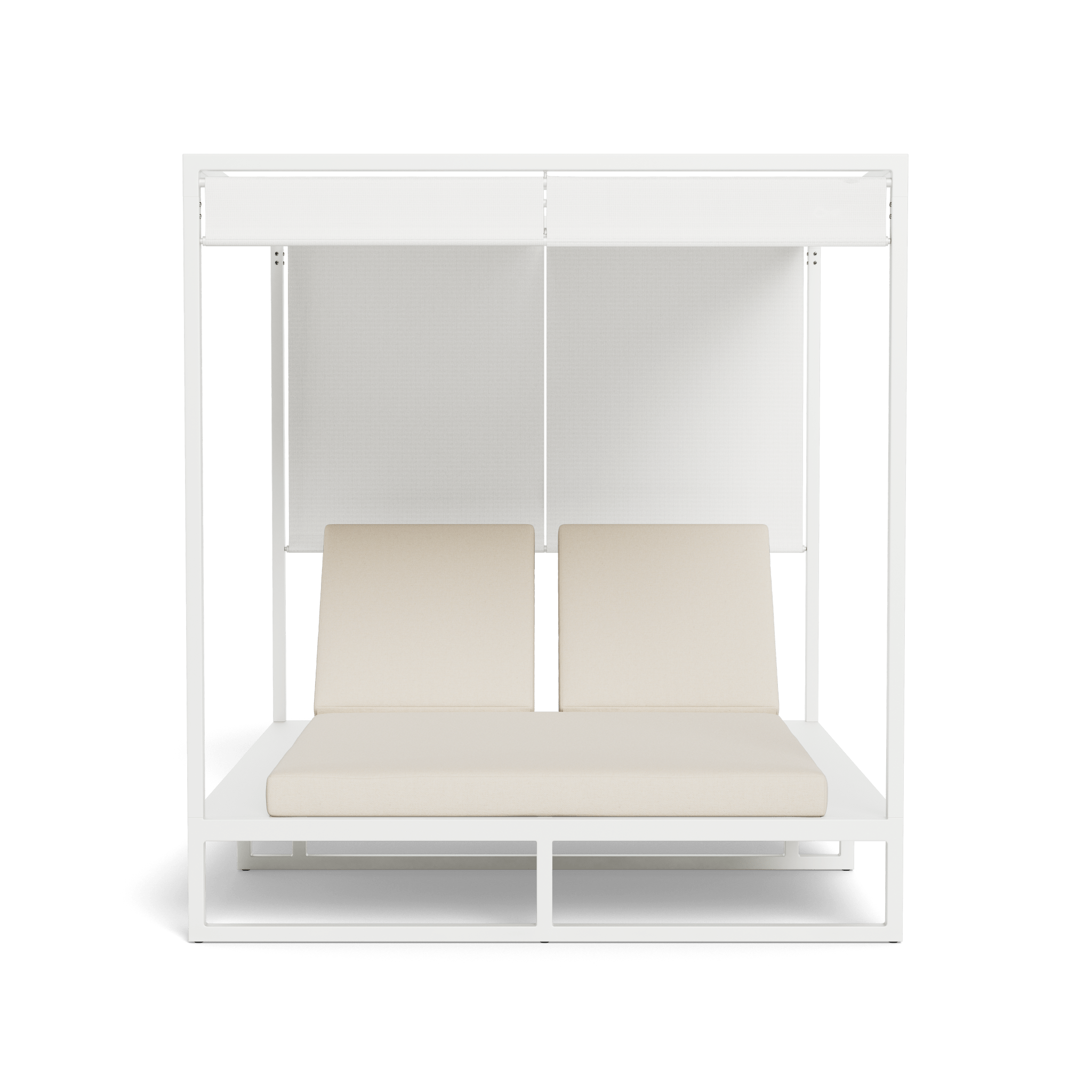 Hayman Aluminum Curtain Cabana - Lightweight Outdoor Sunshade for Patio, Poolside, and Beach - Perfect for Relaxation and Shade