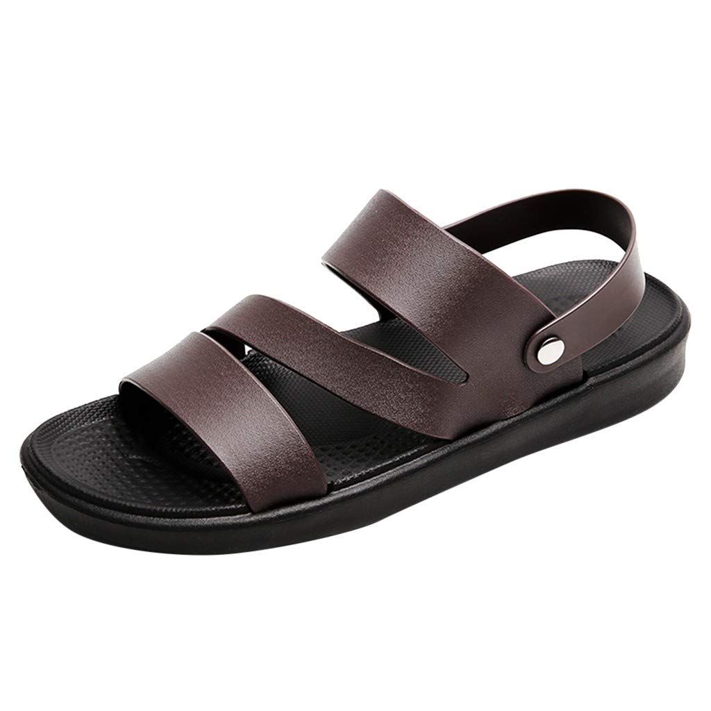 **Men's Comfortable Breathable Outdoor Sandals - Non-Slip Fashion Toe Open-Toe Casual Beach Sandals for Summer - Perfect for Walking, Travel & Beach Vacations**
