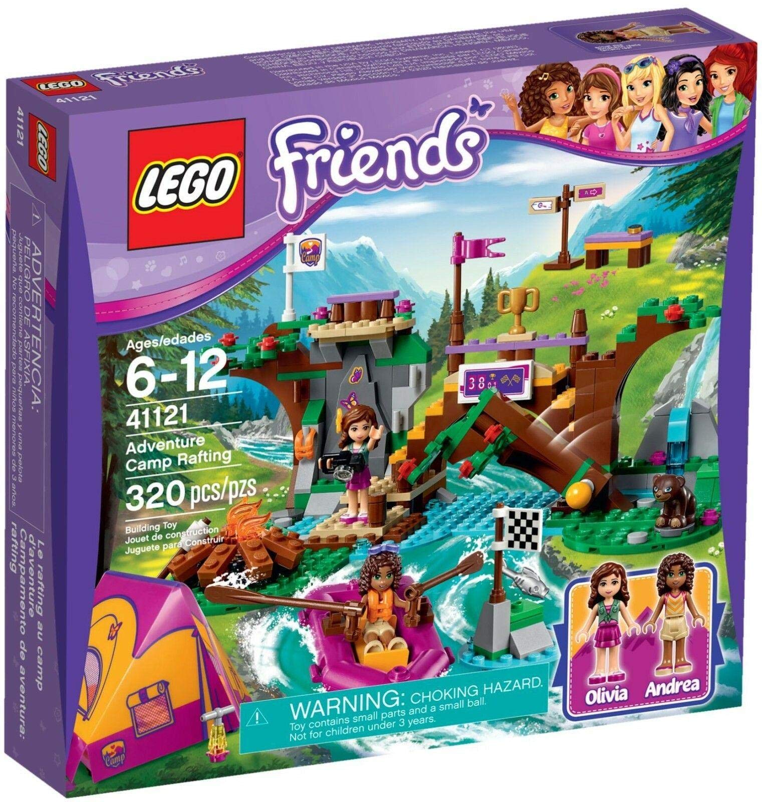 LEGO Friends 41121 Adventure Rafting Set - Creative Building Toy for Kids, Perfect for Outdoor Play & Water Adventures