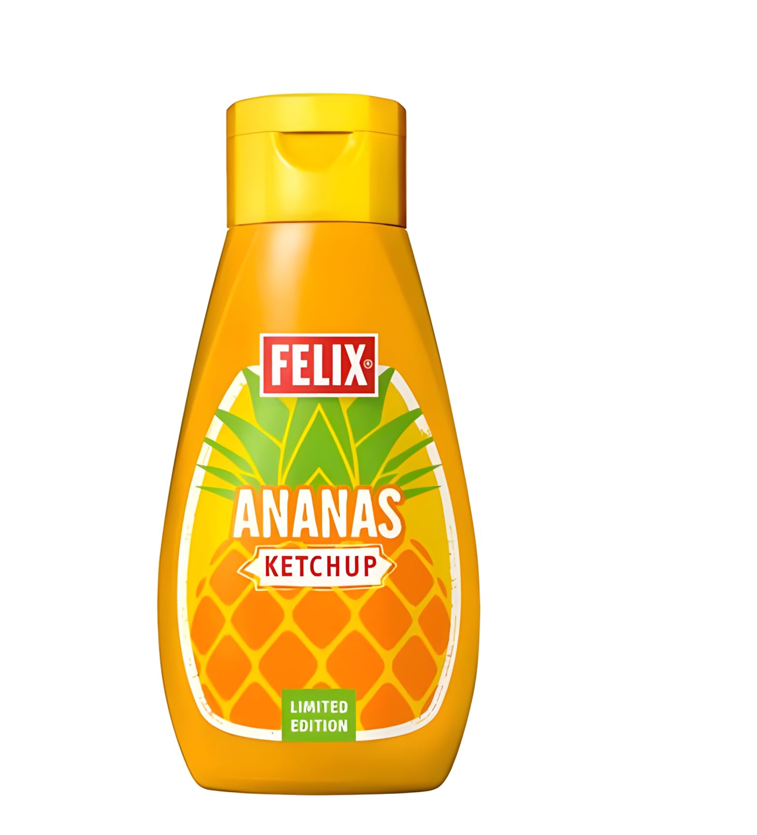 Felix Ketchup Pineapple 450g - Sweet & Tangy Condiment for Burgers, Hot Dogs & BBQ | Premium Fruit Ketchup Sauce