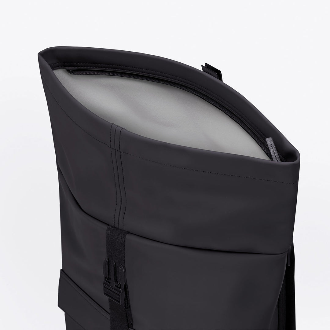 Ucon Acrobatics Jannik Medium Black Backpack - Stylish & Durable for Travel, Work & School | Water-Resistant & Spacious Design