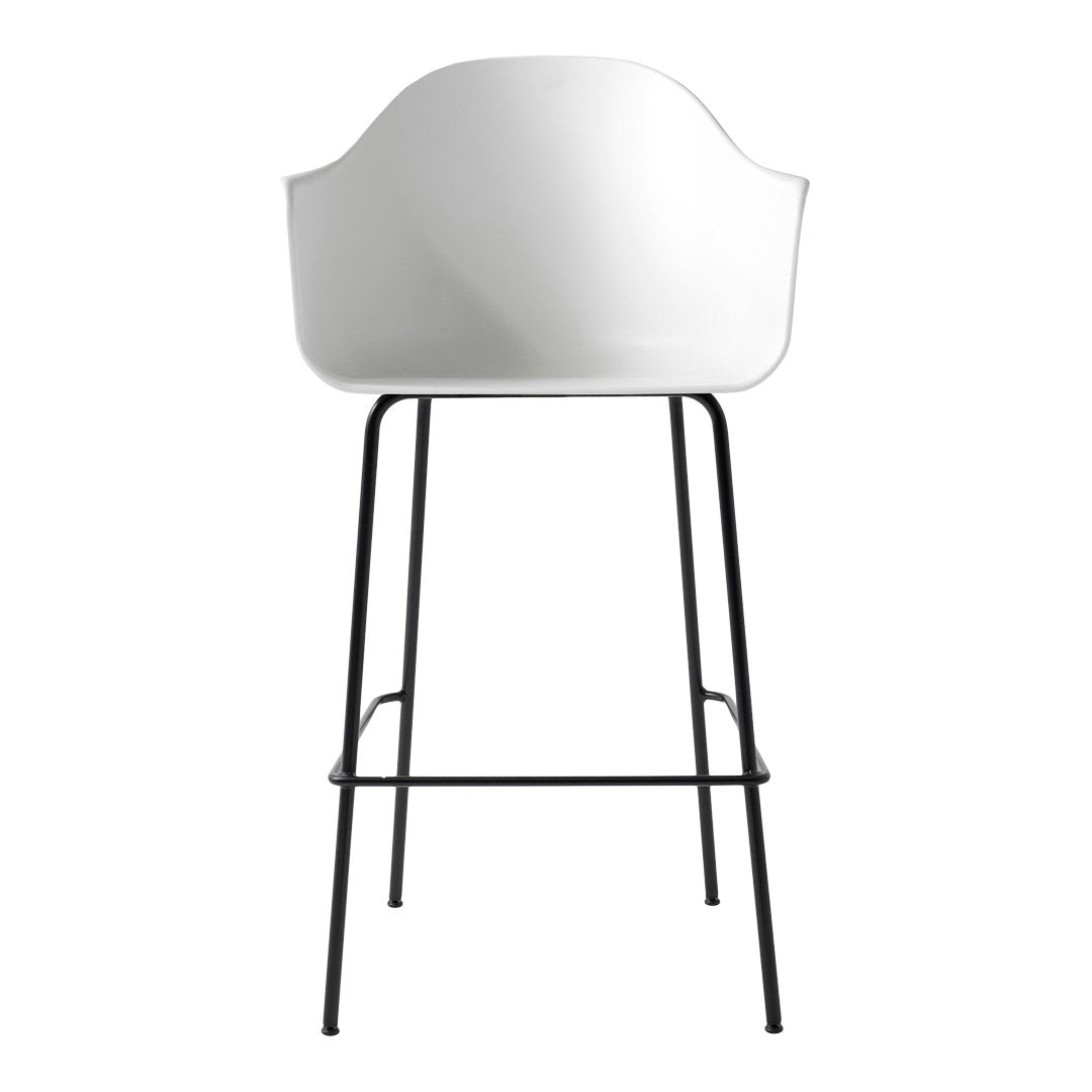 Premium Harbour Bar Stool - Adjustable Height & Swivel Seat for Kitchen Island, Home Bar & Dining Room - Comfortable & Stylish Bar Chairs for Indoor & Outdoor Use