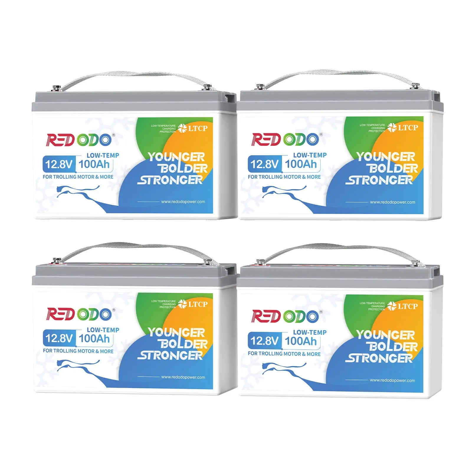 Redodo 12V 100Ah Deep Cycle Lithium Battery for Trolling Motors - Low Temperature Protection & Long Lifespan - Perfect for Kayak Fishing, RV Camping & Marine Applications