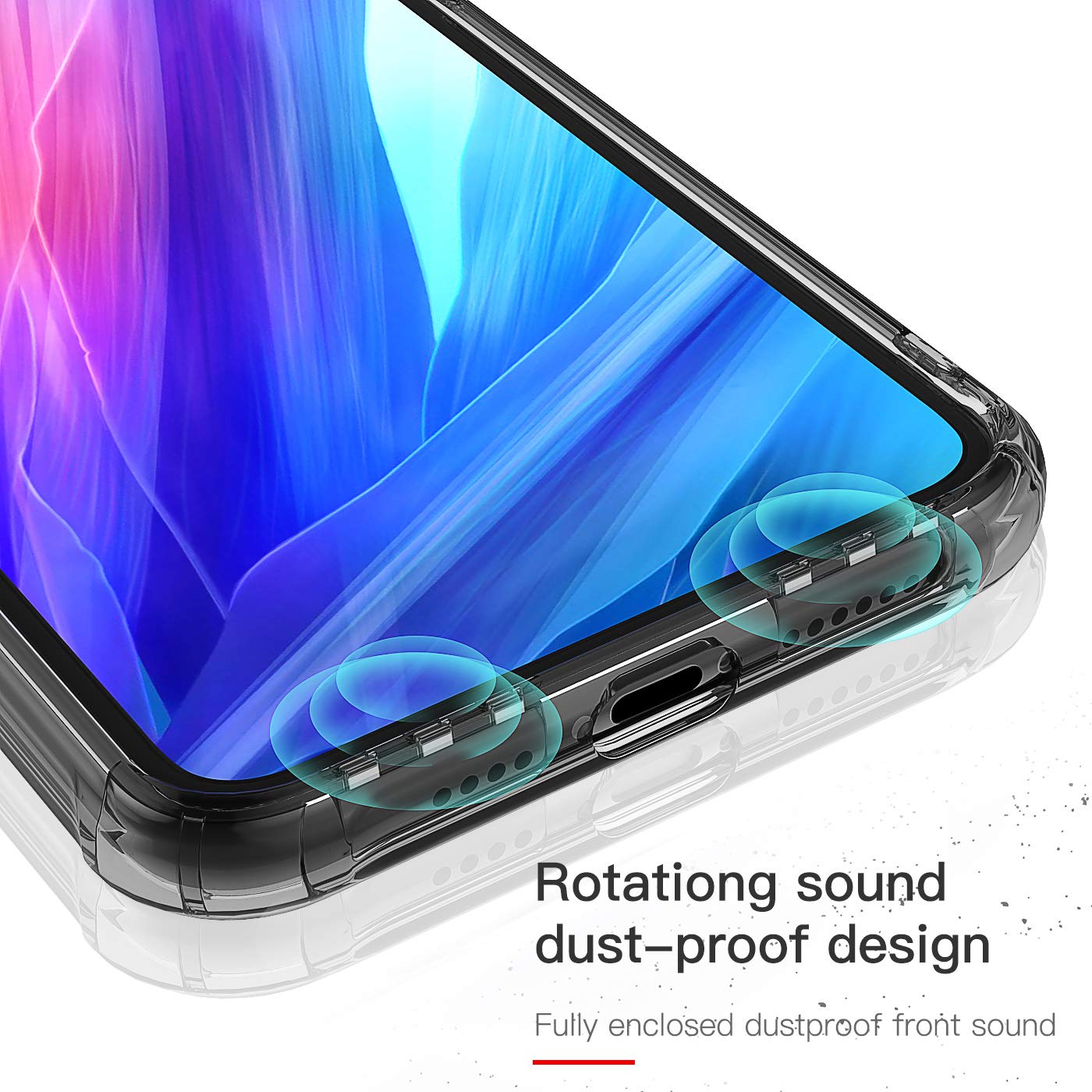 CARLOCA iPhone 11 Pro Case - Clear Transparent TPU Bumper Protective Cover with Stylish Fuck You Pattern Design | Shockproof Slim Fit Phone Cover for iPhone 11 Pro (2019) | Perfect for Daily Use, Work & Travel Protection