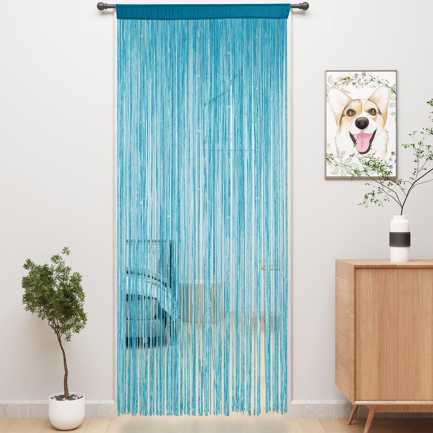 YIIBAII Bohemian Fringe Door Curtains - 39