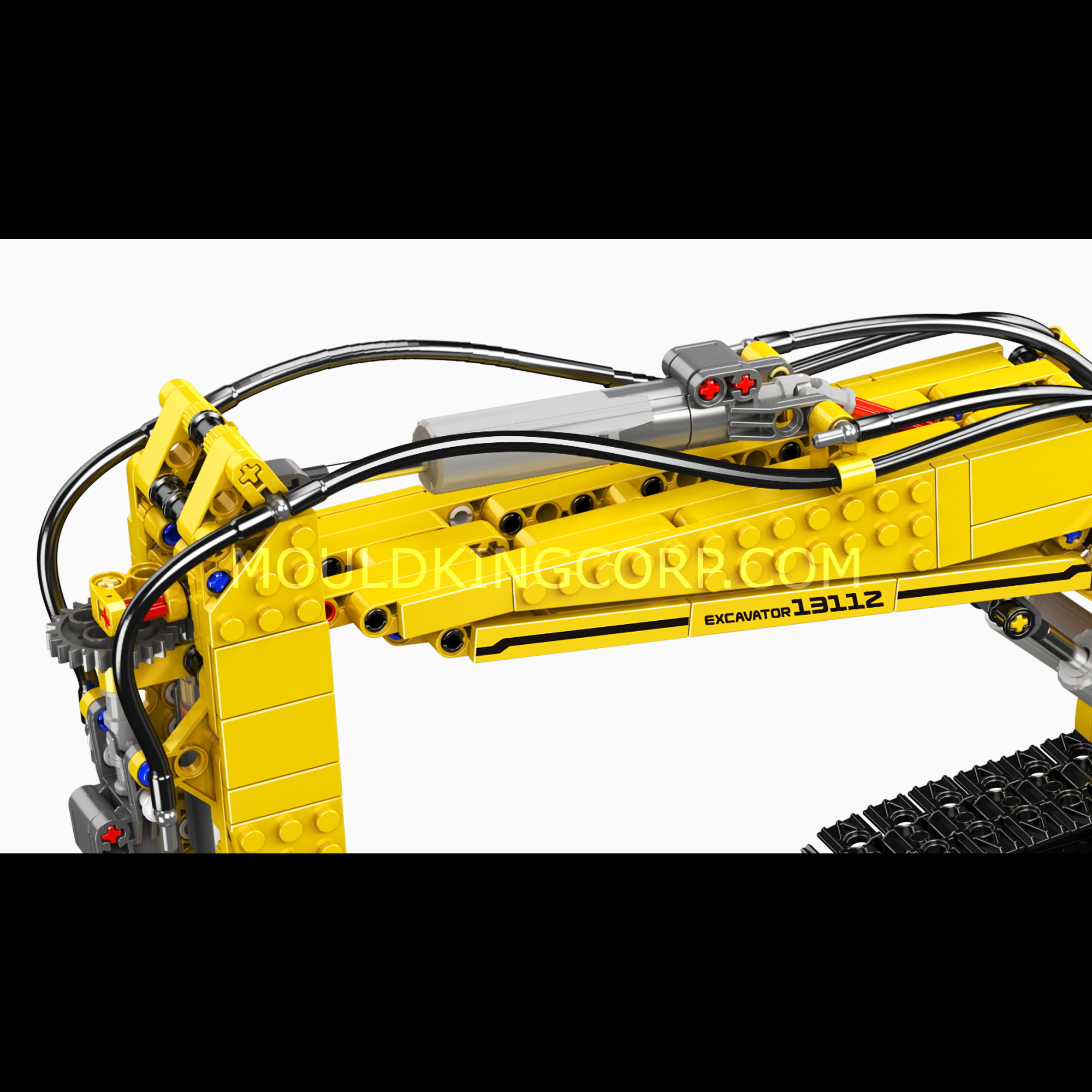 MOULD KING 13112 Remote Control Tracked Excavator Building Kit - 1,830 Pieces STEM Construction Toy for Kids & Adults | Perfect for Indoor Play, Birthday Gifts & Engineering Learning