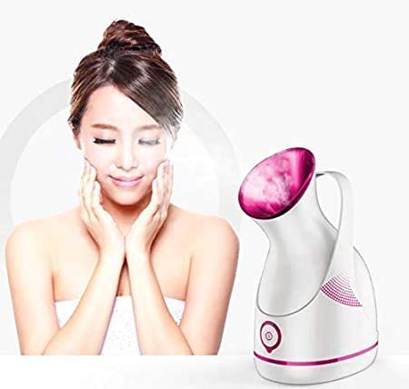 Carzillion Nano-Cure Facial Steamer & Medical Steam Inhaler - Nano-Ionic Technology with UV Sterilization - Professional Facial Steamer for Skin Care & Cold Relief - Perfect for Home Spa, Acne Treatment, and Respiratory Therapy