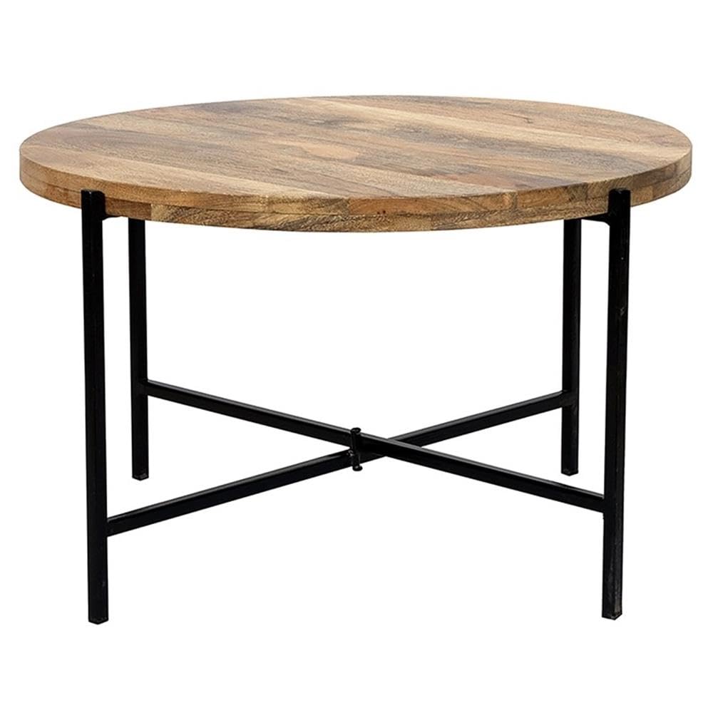 Porter Designs Camden Coffee Table - Natural Wood Finish - Modern Living Room Furniture for Home Decor & Small Spaces