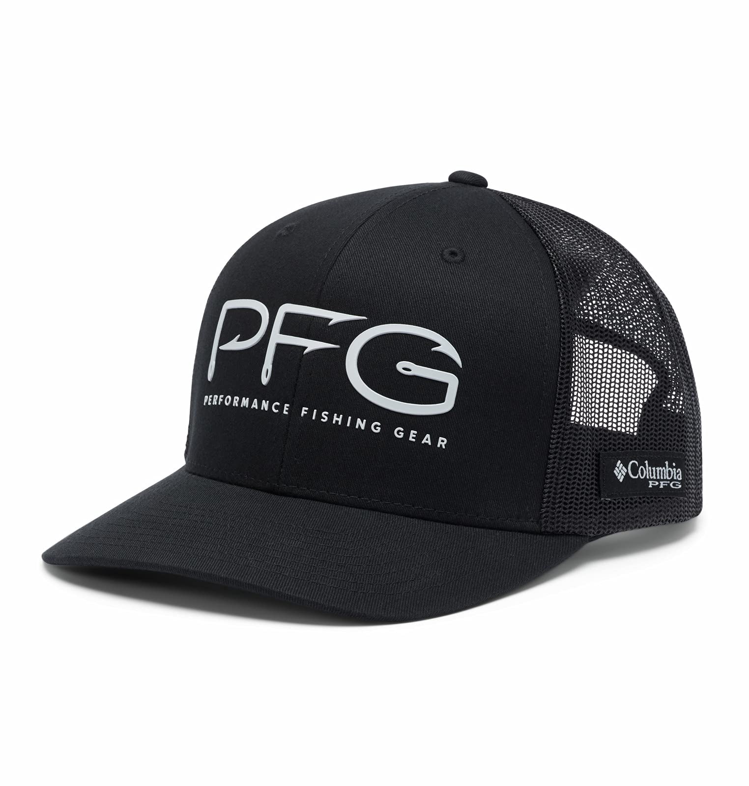Columbia Unisex-Adult PFG Mesh Snap Back Hooks Ball Cap - Lightweight Breathable Fishing Hat for Men & Women - Perfect for Outdoor Activities, Hiking, Boating and Sun Protection