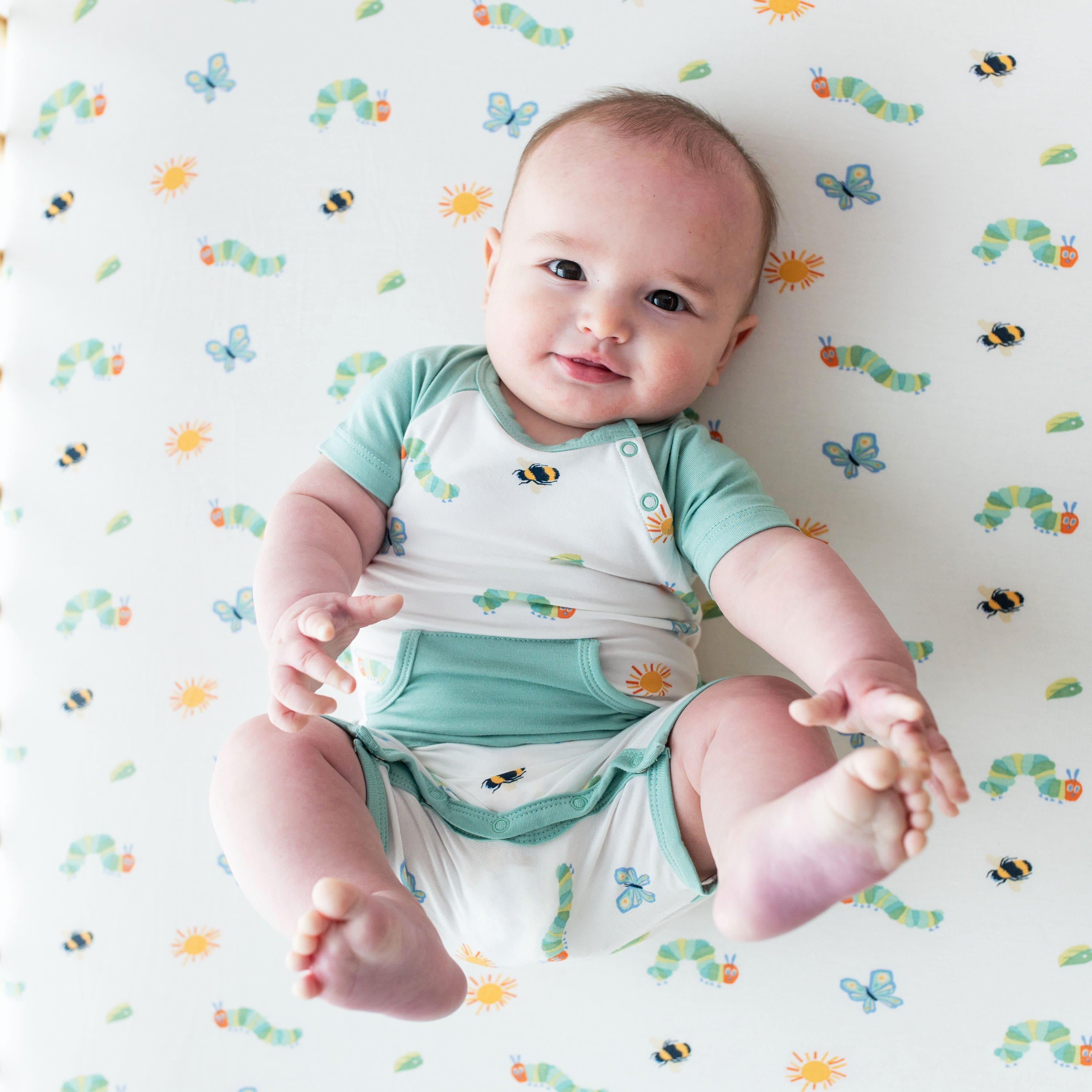 The Very Hungry Caterpillar™ Shortall Romper - Cute Baby Boys & Girls Outfit for Playdates, Parties & Photo Shoots