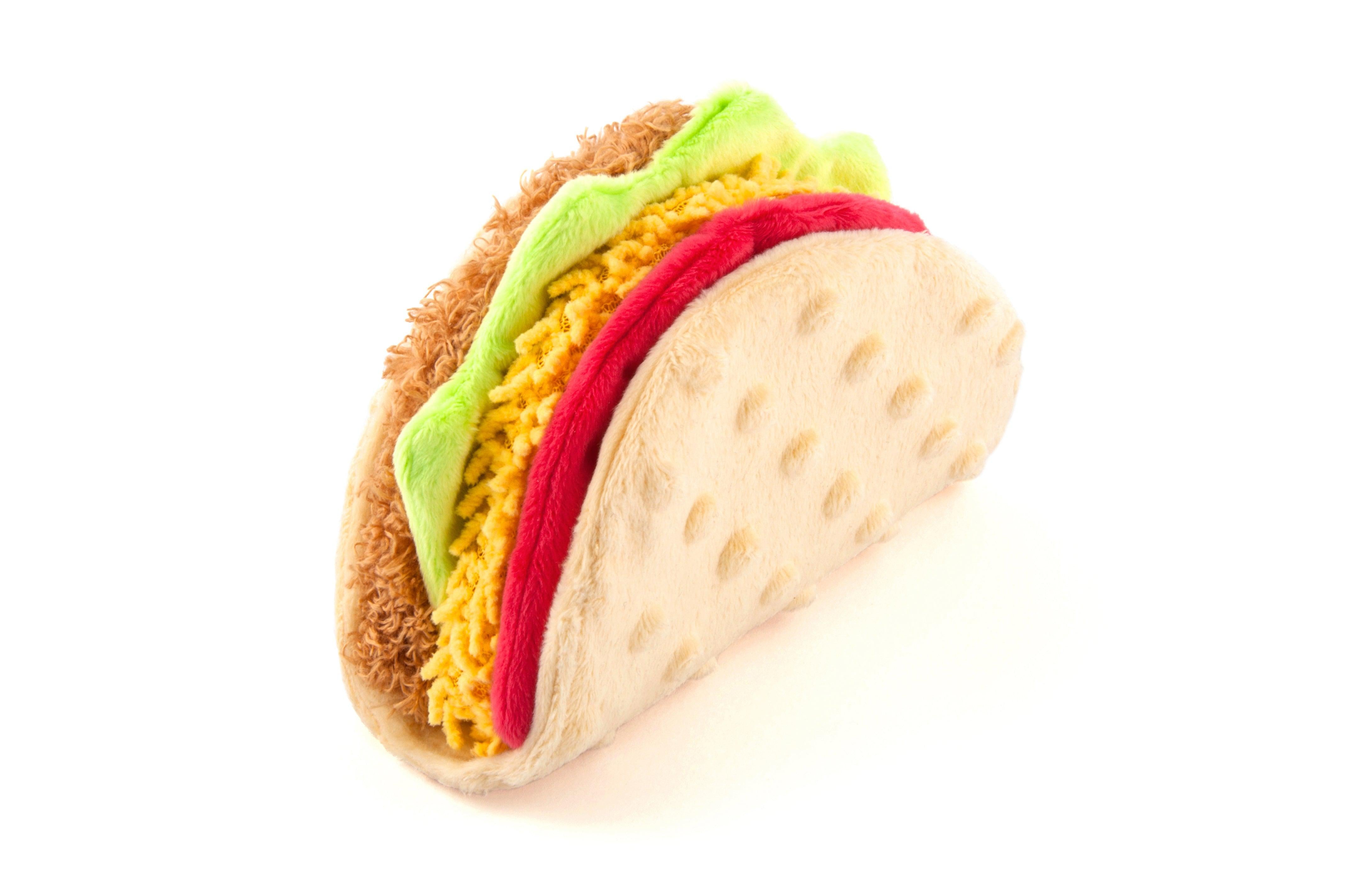 Tail Waggin' Taco Dog Toy - Durable Chew-Resistant Classic Collection for Small & Large Dogs | Perfect for Playtime, Fetch & Training | USA International Shipping
