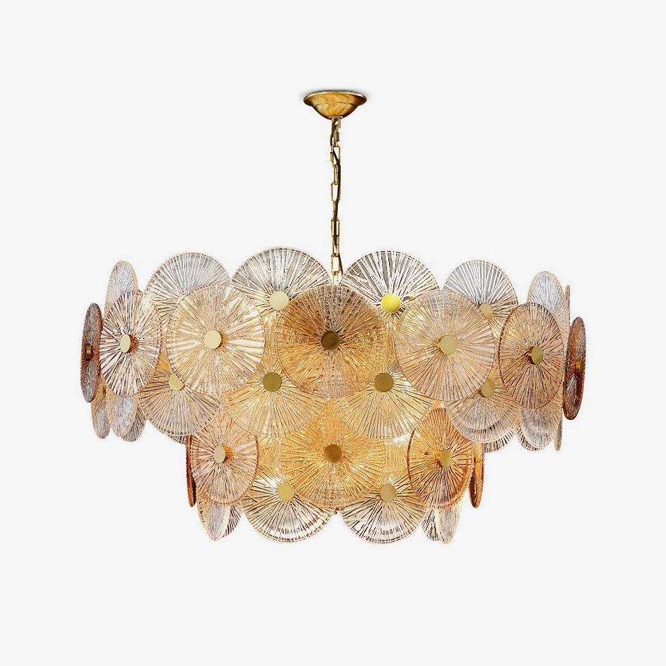 Maytoni Aster Chandelier - Modern Crystal Ceiling Light Fixture for Dining Room & Living Room | Elegant Home Decor Lighting