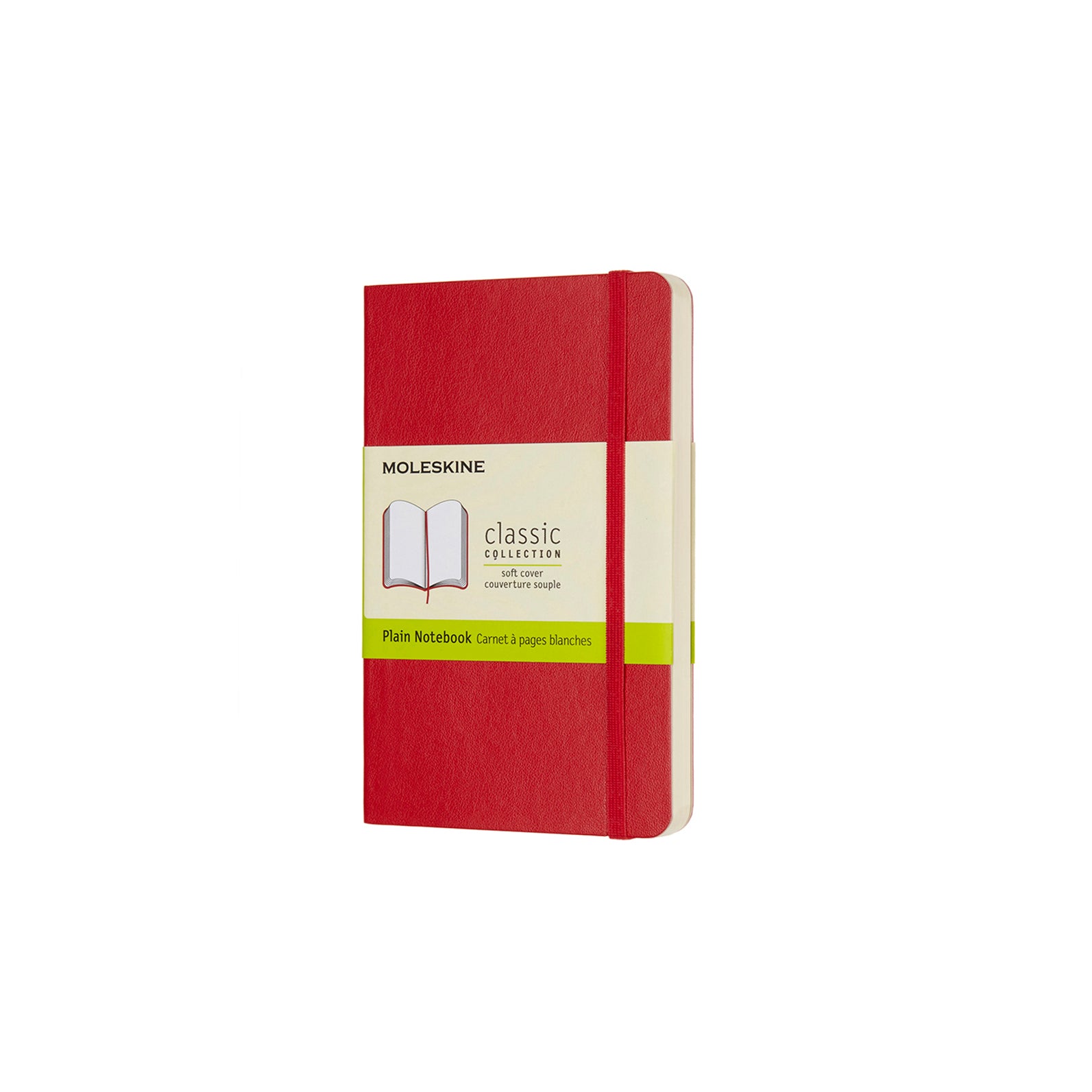 Classic Pocket Soft Cover Notebook - Plain Scarlet Red Journal for Writing, Note Taking & Sketching | Perfect for Students, Office & Travel