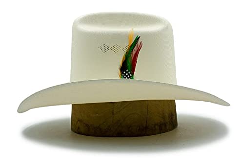Los Dos Carnales Viejon High Crown Sombrero Hat for Men - Perfect for Mexican Fiesta, Rodeo & Western Style Outfits